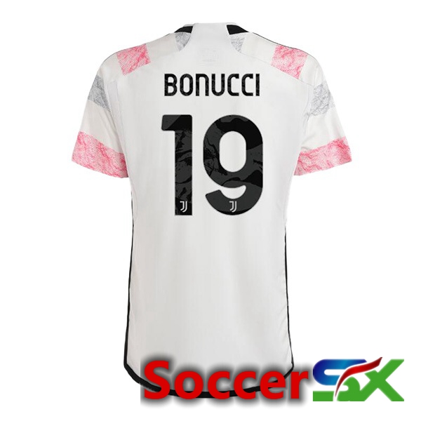 Juventus (BONUCCI 19) Soccer Jersey Away White 2023/2024