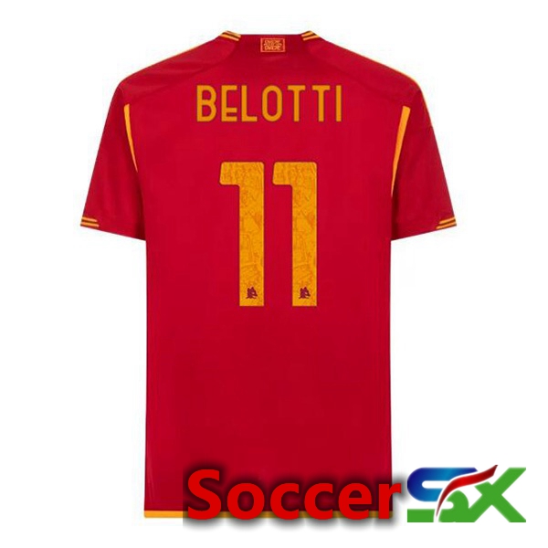 AS Roma (BELOTTI 11) Soccer Jersey Home Red 2023/2024