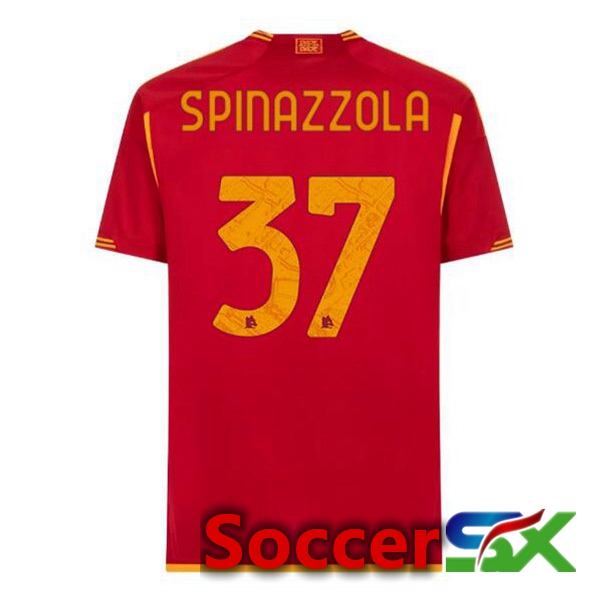 AS Roma (SPINAZZOLA 37) Soccer Jersey Home Red 2023/2024
