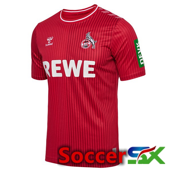 FC Koln Soccer Jersey Away Red 2023/2024