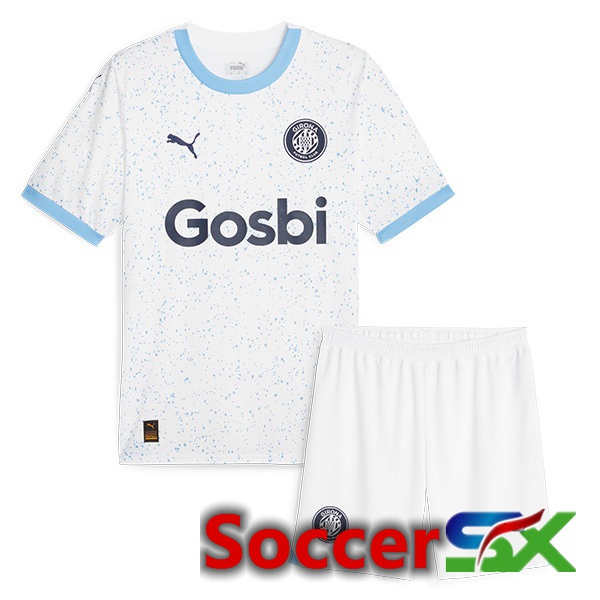 Girona Kids Soccer Jersey Away White 2023/2024
