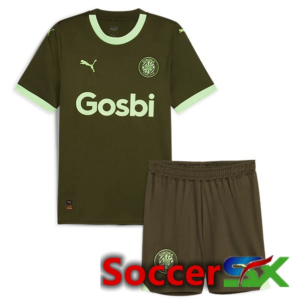 Girona Kids Soccer Jersey Third Green 2023/2024