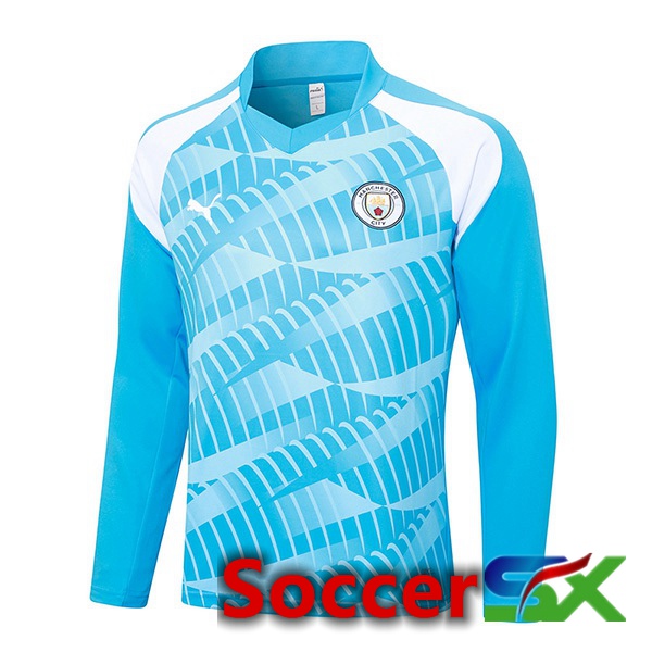 Manchester City Training Sweatshirt Blue 2023/2024