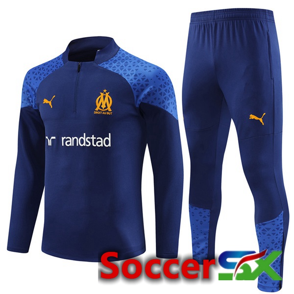 Marseille OM Training Tracksuit Suit Royal Bluee 2023/2024