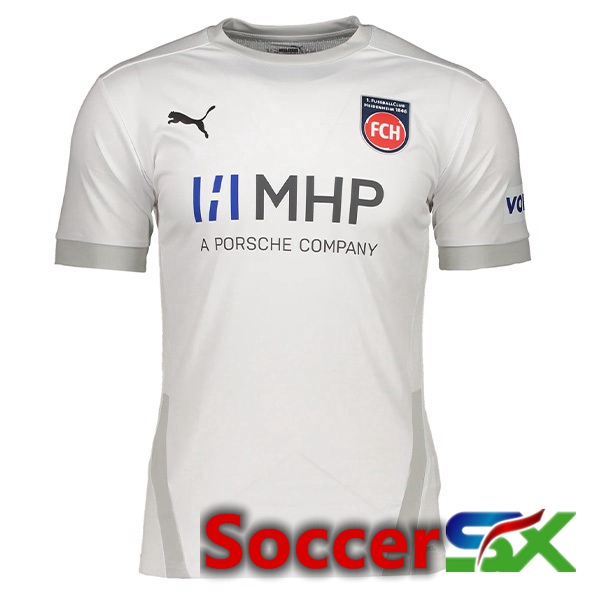 FC Heidenheim Soccer Jersey Third White 2023/2024