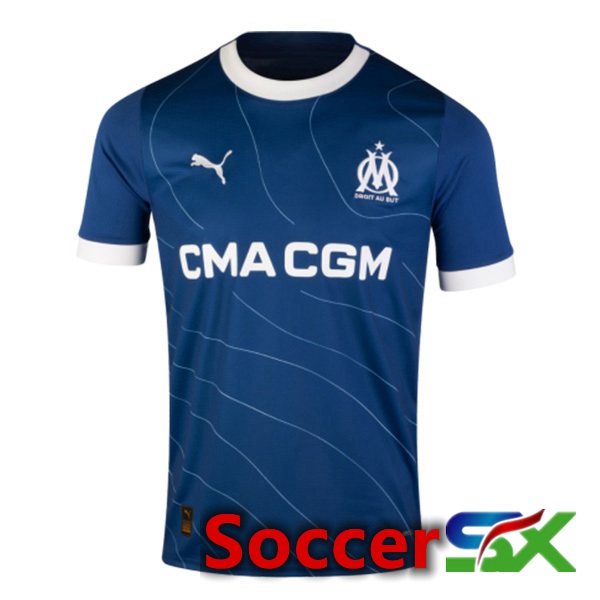 Marseille OM Soccer Jersey Away Blue 2023/2024