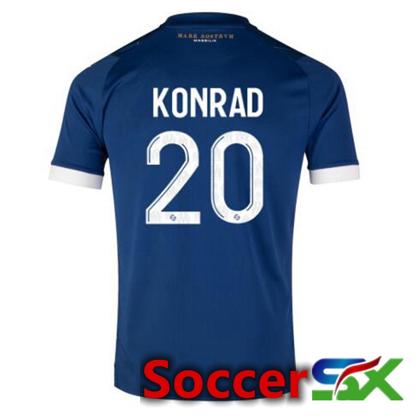 Marseille OM (KONRAD 20) Soccer Jersey Away Blue 2023/2024