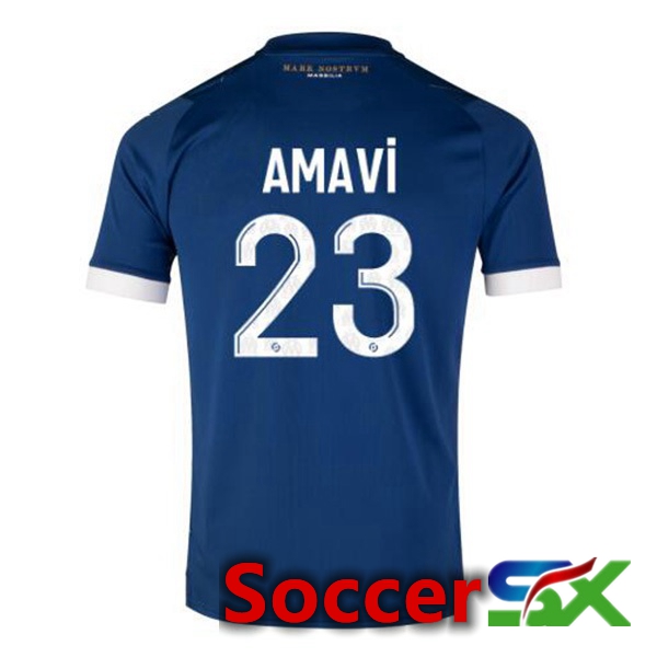 Marseille OM (AMAVI 23) Soccer Jersey Away Blue 2023/2024