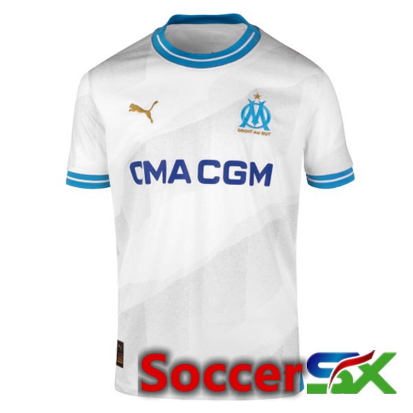Marseille OM Soccer Jersey Home White 2023/2024