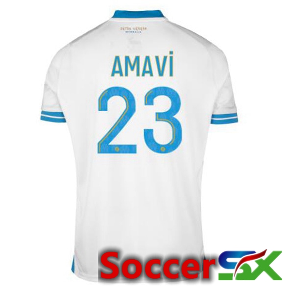 Marseille OM (AMAVI 23) Soccer Jersey Home White 2023/2024