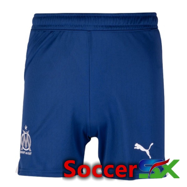 Marseille OM Soccer Shorts Away Blue 2023/2024
