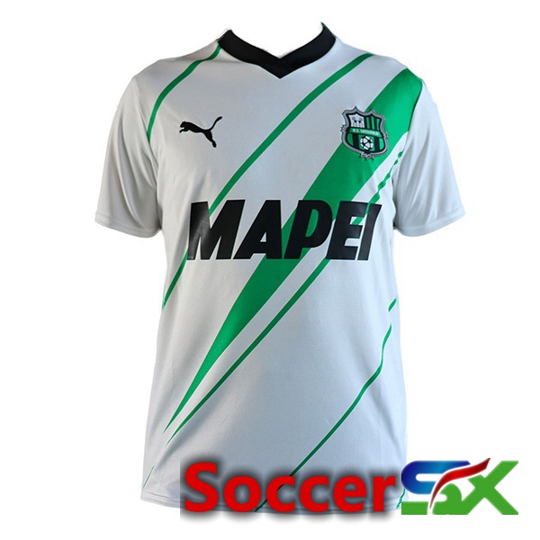 US Sassuolo Soccer Jersey Away White 2023/2024