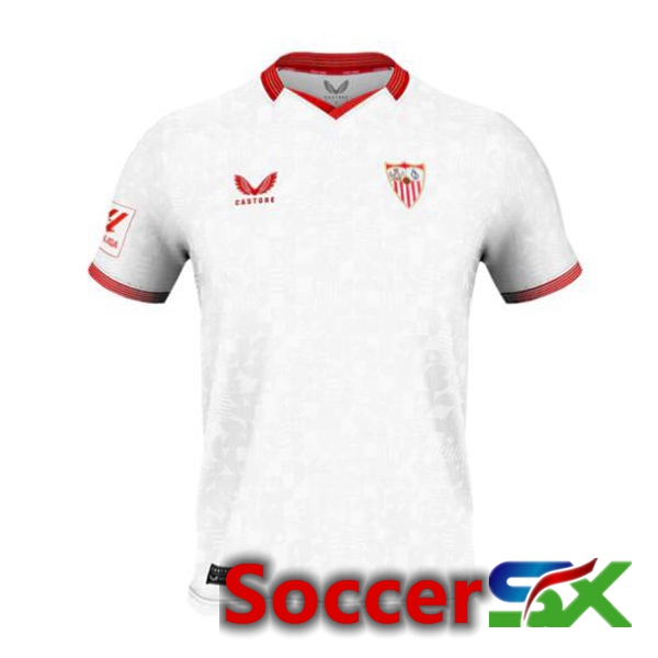 Sevilla FC Soccer Jersey Home White 2023/2024