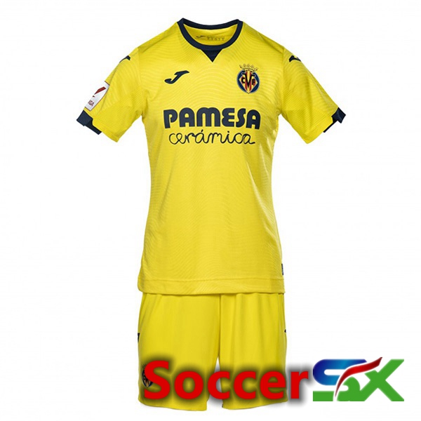 Villarreal Kids Soccer Jersey Home Yellow 2023/2024