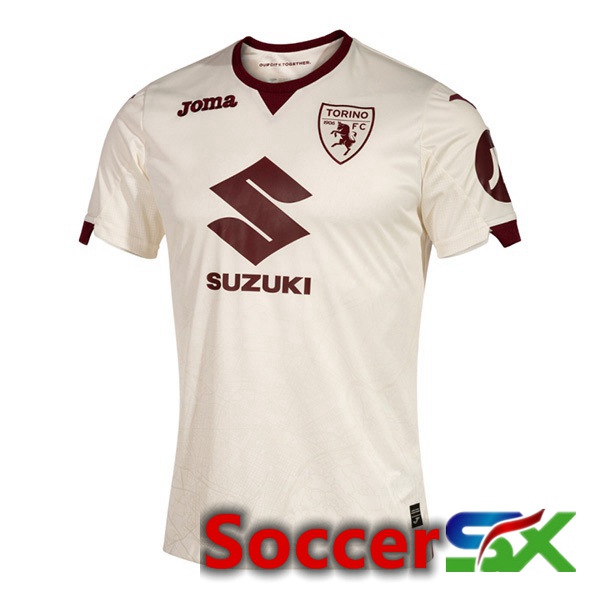 Torino FC Soccer Jersey Away Yellow 2023/2024
