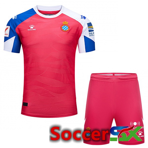 RCD Espanyol Kids Soccer Jersey Away Pink 2023/2024