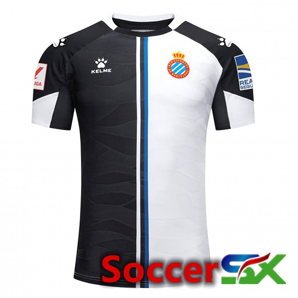 RCD Espanyol Soccer Jersey Third Black White 2023/2024