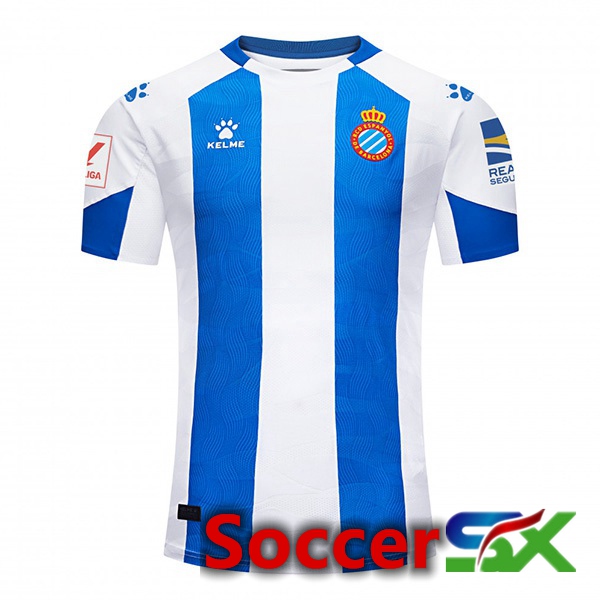 RCD Espanyol Soccer Jersey Home Blue White 2023/2024