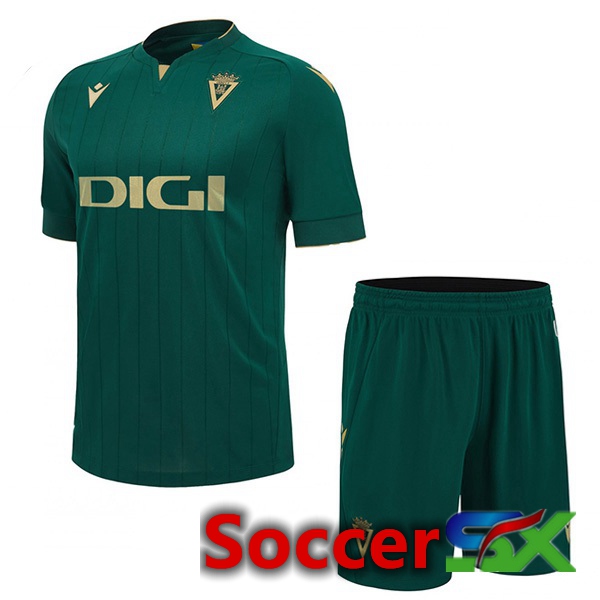 Cadiz CF Kids Soccer Jersey Third Green 2023/2024