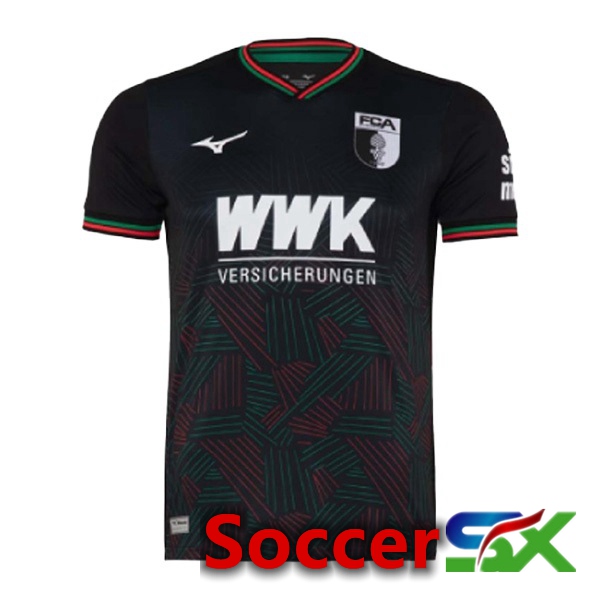 FC Augsburg Soccer Jersey Third Black 2023/2024