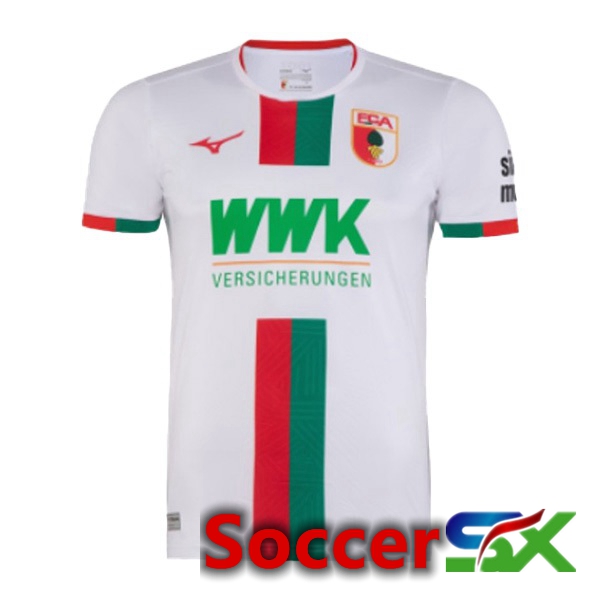 FC Augsburg Soccer Jersey Home White 2023/2024