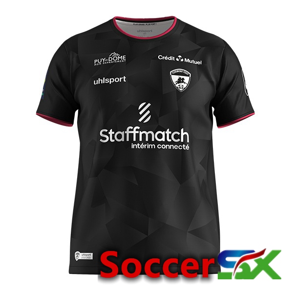 Clermont Foot 63 Soccer Jersey Third Black 2023/2024