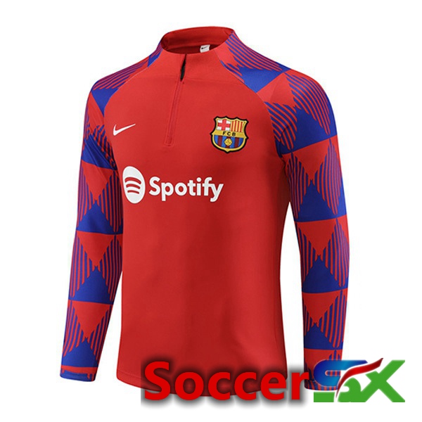FC Barcelona Training Sweatshirt Red 2023/2024
