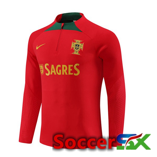 Portugal Training Sweatshirt Red 2023/2024