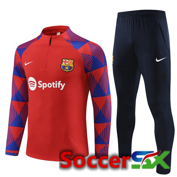 FC Barcelona Training Tracksuit Suit Red 2023/2024