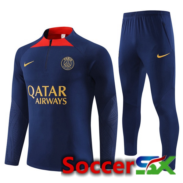 Paris PSG Training Tracksuit Suit Royal Bluee 2023/2024