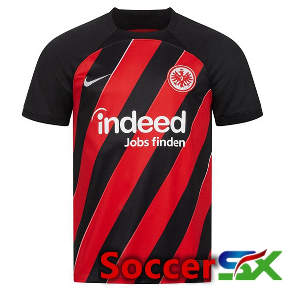 Eintracht Frankfurt Soccer Jersey Home Black Red 2023/2024