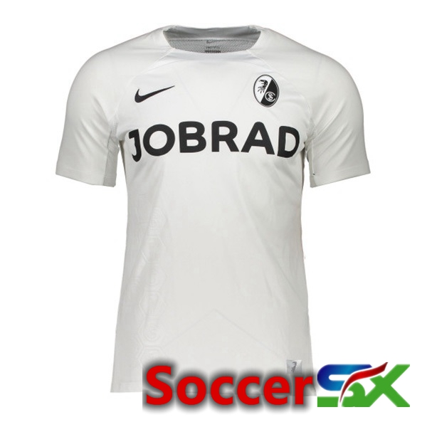 SC Fribourg Soccer Jersey Third White 2023/2024