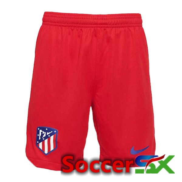 Atletico Madrid Soccer Shorts Home Red 2023/2024