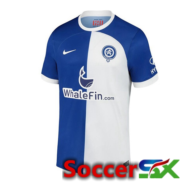 Atletico Madrid Soccer Jersey Away Blue 2023/2024