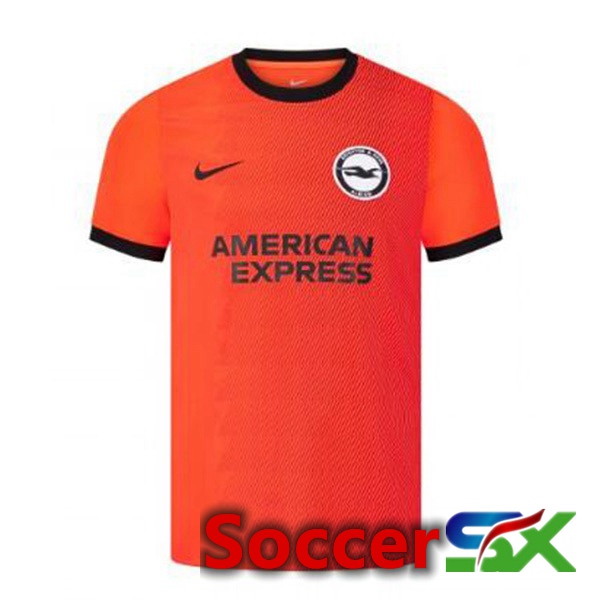 FC Brighton Soccer Jersey Third Orange 2023/2024