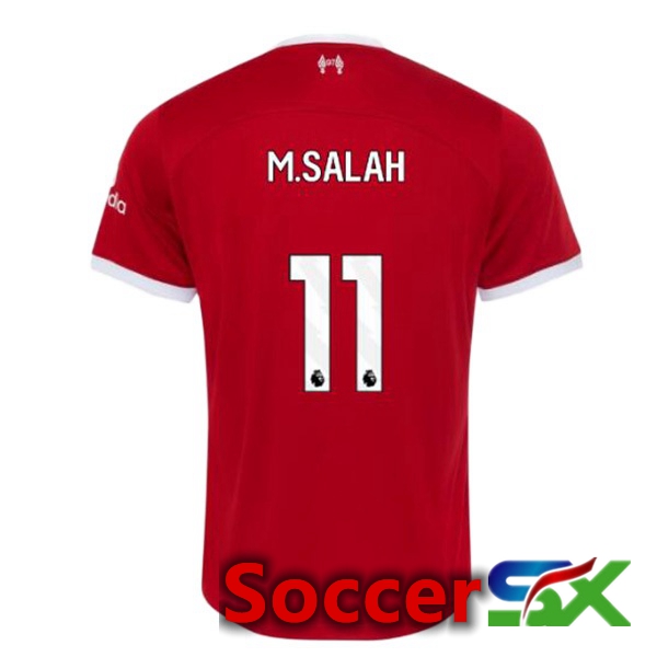 FC Liverpool (M.SALAH 11) Soccer Jersey Home Red 2023/2024
