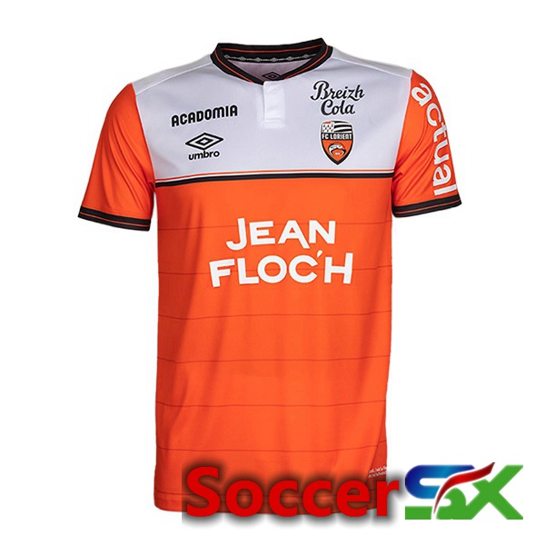 FC Lorient Soccer Jersey Home Orange 2023/2024