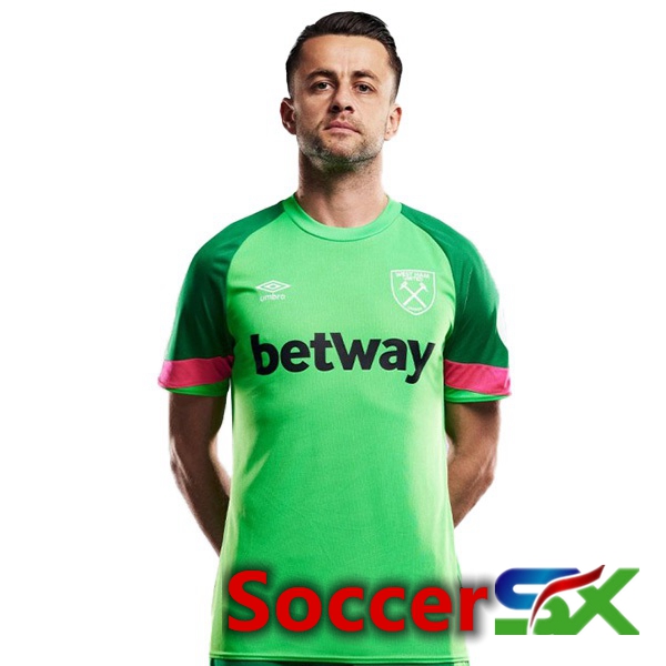 West Ham Soccer Jersey Goalkeeper Green 2023/2024