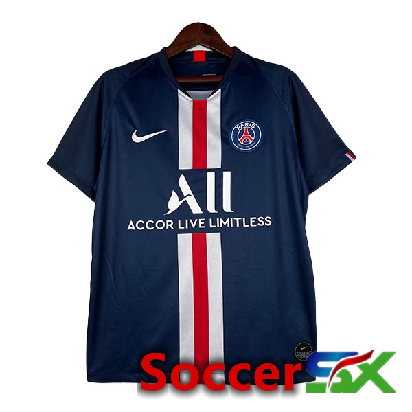 Paris PSG Retro Soccer Jersey Home Royal Bluee 2019-2020