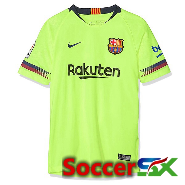 FC Barcelona Retro Soccer Jersey Away Green 2018-2019