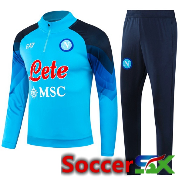 SSC Napoli Training Tracksuit Suit Blue 2023/2024