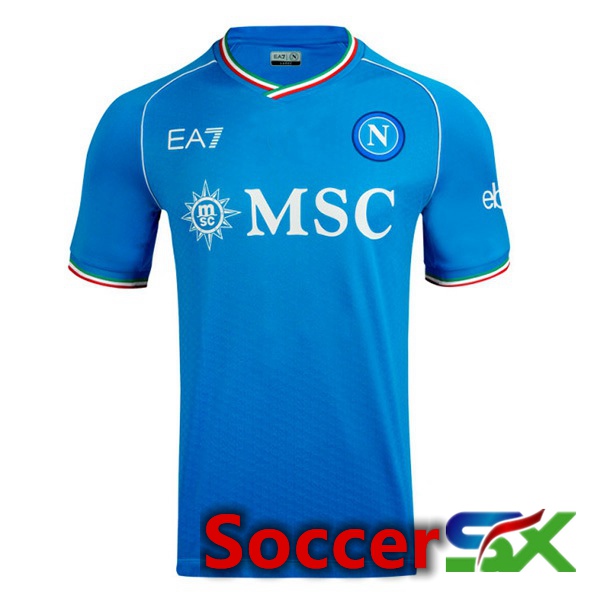 SSC Napoli Soccer Jersey Home Blue 2023/2024