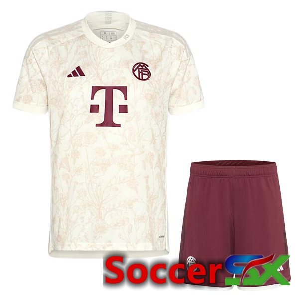 Bayern Munich Kids Third Soccer Jersey Yellow 2023/2024