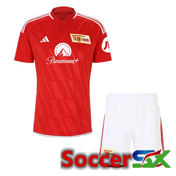 FC Union Berlin Kids Home Soccer Jersey Red 2023/2024