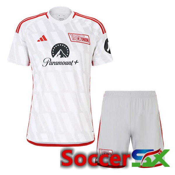 FC Union Berlin Kids Away Soccer Jersey White 2023/2024