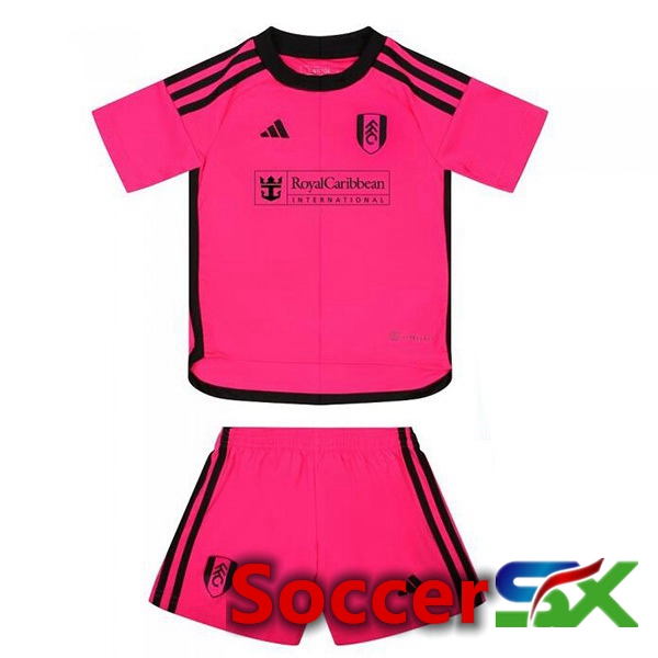 Fulham FC Kids Away Soccer Jersey Rose 2023/2024