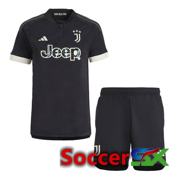 Juventus Kids Third Soccer Jersey Black 2023/2024