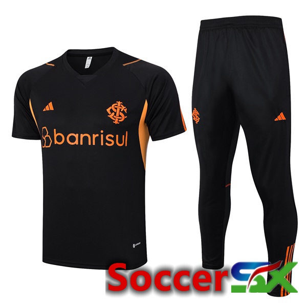SC Internacional Soccer Polo + Pants Black 2023/2024