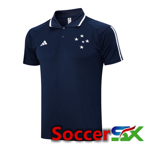 Cruzeiro EC Soccer Polo Blue Royal 2023/2024