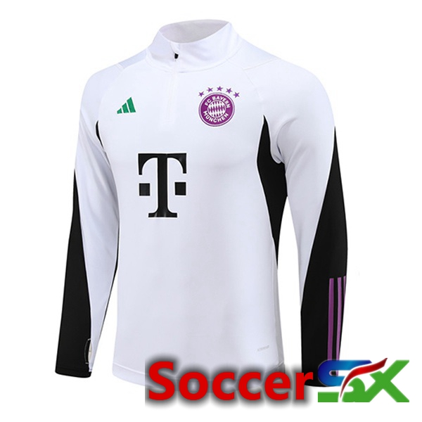 Bayern Munich Training Sweatshirt White 2023/2024